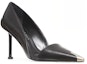 Lookbook (W) Alexander McQueen Kulit Tumit Runcing Slip-On Hitam 'Stiletto Selesa Anti-Gelincir' 768104WIEA31081