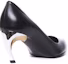 Lookbook (W) Alexander McQueen Scarpe Stiletto Nero in Pelle a Punta 6.5cm Slip-On 780687WIEX21399