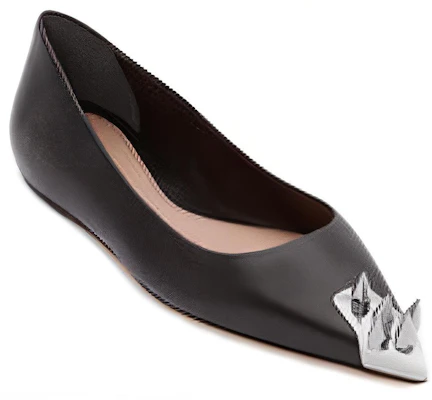 (Women) Alexander McQueen Leather Pointed Toe Slip-On 'Black' 651815WIA141081 Shop (Women) Alexander McQueen Leather Pointed Toe Slip-On 'Black' 651815WIA141081