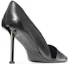 Shop (W) Alexander McQueen Leren Puntige Slip-On Zwart ''Comfortabele Antislip Hoge Hak'' 768104WIEA31081