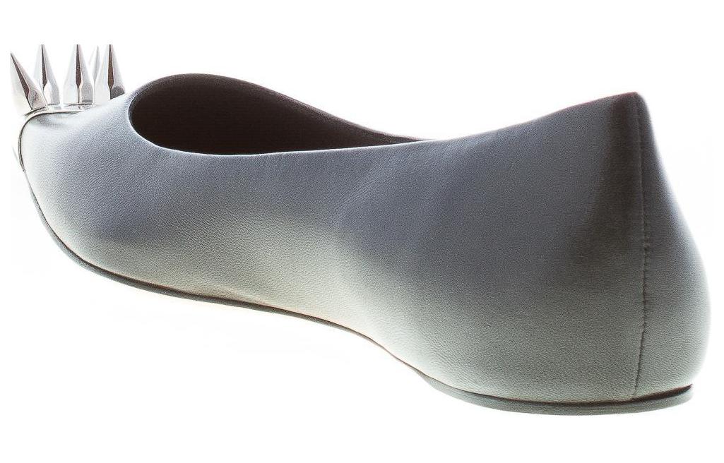 Purchase (Women) Alexander McQueen Leather Pointed Toe Slip-On 'Black' 651815WIA141081