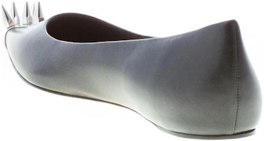 Purchase (Women) Alexander McQueen Leather Pointed Toe Slip-On 'Black' 651815WIA141081