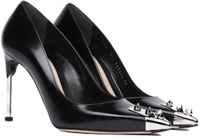 Order (Women) Alexander McQueen Leather Pump Black 'Elegant Simplicity Stiletto' 633504WHV7B1081