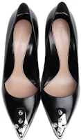 Lookbook (Women) Alexander McQueen Leather Pump Black 'Elegant Simplicity Stiletto' 633504WHV7B1081