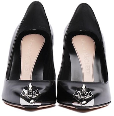 (Women) Alexander McQueen Leather Pump Black 'Elegant Simplicity Stiletto' 633504WHV7B1081 Shop (Women) Alexander McQueen Leather Pump Black 'Elegant Simplicity Stiletto' 633504WHV7B1081
