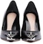 Shop (W) Alexander McQueen Kasut Tumit Kulit Hitam 'Kesederhanaan Elegan Stiletto' 633504WHV7B1081