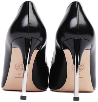 (Women) Alexander McQueen Leather Pump Black 'Elegant Simplicity Stiletto' 633504WHV7B1081 Purchase (Women) Alexander McQueen Leather Pump Black 'Elegant Simplicity Stiletto' 633504WHV7B1081
