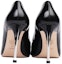 Purchase (W) Alexander McQueen Kasut Tumit Kulit Hitam 'Kesederhanaan Elegan Stiletto' 633504WHV7B1081