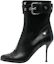 Buy (W) Stivaletto Tacco Stiletto in Pelle Alexander McQueen Punta Tonda ''Nero'' 757505WIDR3