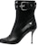 (W) Alexander McQueen But Stiletto Kulit Hujung Bulat 'Hitam' 757505WIDR3