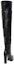 Shop (Women) Alexander McQueen Leather Round Toe Tall Boots 'Black' 745241WIDR21000