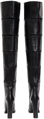 (Women) Alexander McQueen Leather Round Toe Tall Boots 'Black' 745241WIDR21000 Purchase (Women) Alexander McQueen Leather Round Toe Tall Boots 'Black' 745241WIDR21000