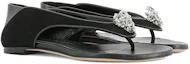 Order (W) Sandalia de Cuero Alexander McQueen 'Negra' 462274WHI6C1000