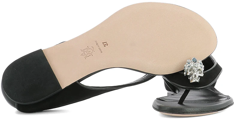 (W) Sandalia de Cuero Alexander McQueen 'Negra' 462274WHI6C1000 Lookbook (W) Sandalia de Cuero Alexander McQueen 'Negra' 462274WHI6C1000