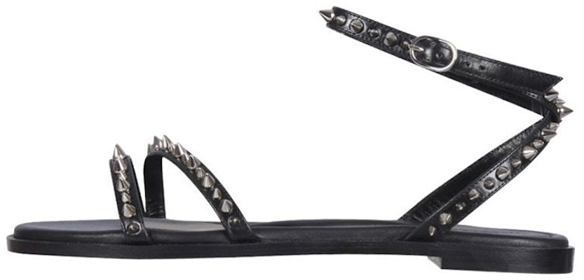 (W) Sandal Kulit Alexander McQueen 'Hitam' 697145WIC711081 Buy (W) Sandal Kulit Alexander McQueen 'Hitam' 697145WIC711081