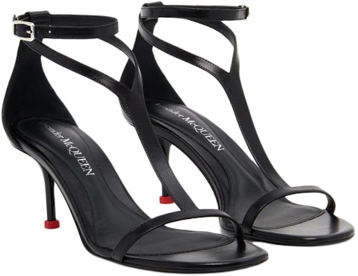 (W) 알렉산더 맥퀸 블랙 가죽 컴포트 샌들 790115WIFD11037 Lookbook (W) 알렉산더 맥퀸 블랙 가죽 컴포트 샌들 790115WIFD11037