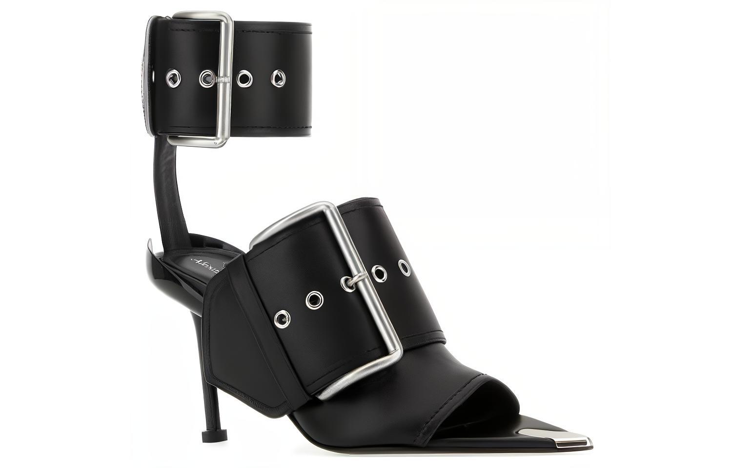 Order (W) 알렉산더 맥퀸 가죽 샌들 '패션 엘레강스' (or)  맥퀸 가죽 샌들 '패션 엘레강스' 768109WIEA31081