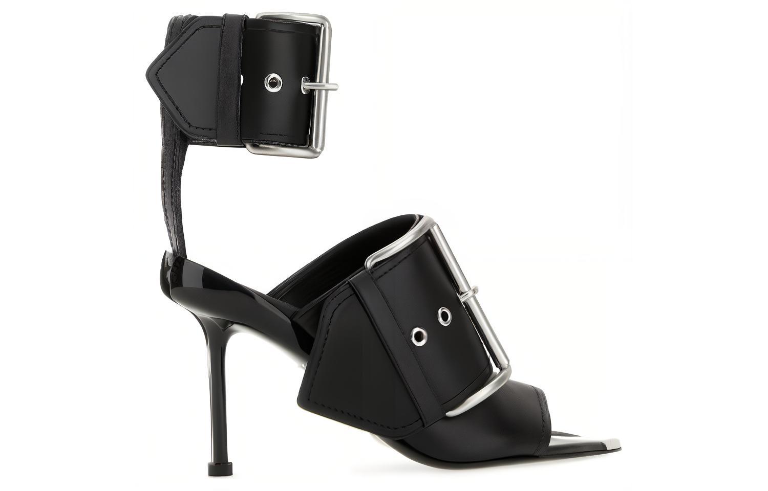 Lookbook (W) Sandale en Cuir Alexander McQueen ''Élégance Mode'' 768109WIEA31081
