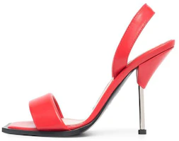 (Women) Alexander McQueen Leather Sandal 'Red Fashion' 651808WHS4I6454 (Women) Alexander McQueen Leather Sandal 'Red Fashion' 651808WHS4I6454