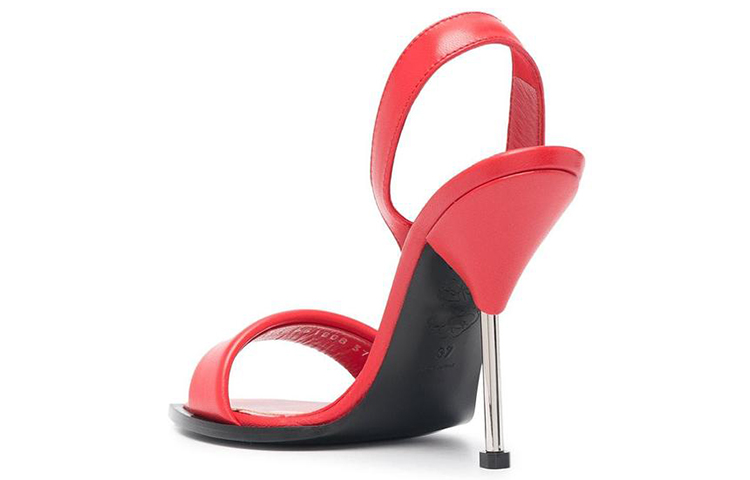 Lookbook (W) Sandal Kulit Alexander McQueen 'Fesyen Merah' 651808WHS4I6454