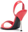Lookbook (W) Sandal Kulit Alexander McQueen 'Fesyen Merah' 651808WHS4I6454