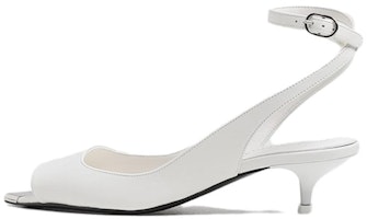 (Women) Alexander McQueen Leather Sandal 'White Buckle' 757494WIEA19359 (Women) Alexander McQueen Leather Sandal 'White Buckle' 757494WIEA19359