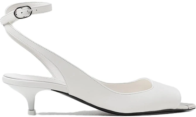 (W) Sandalia de Cuero Alexander McQueen 'Hebilla Blanca' 757494WIEA19359 Order (W) Sandalia de Cuero Alexander McQueen 'Hebilla Blanca' 757494WIEA19359