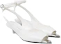 Lookbook (W) Sandalia de Cuero Alexander McQueen 'Hebilla Blanca' 757494WIEA19359