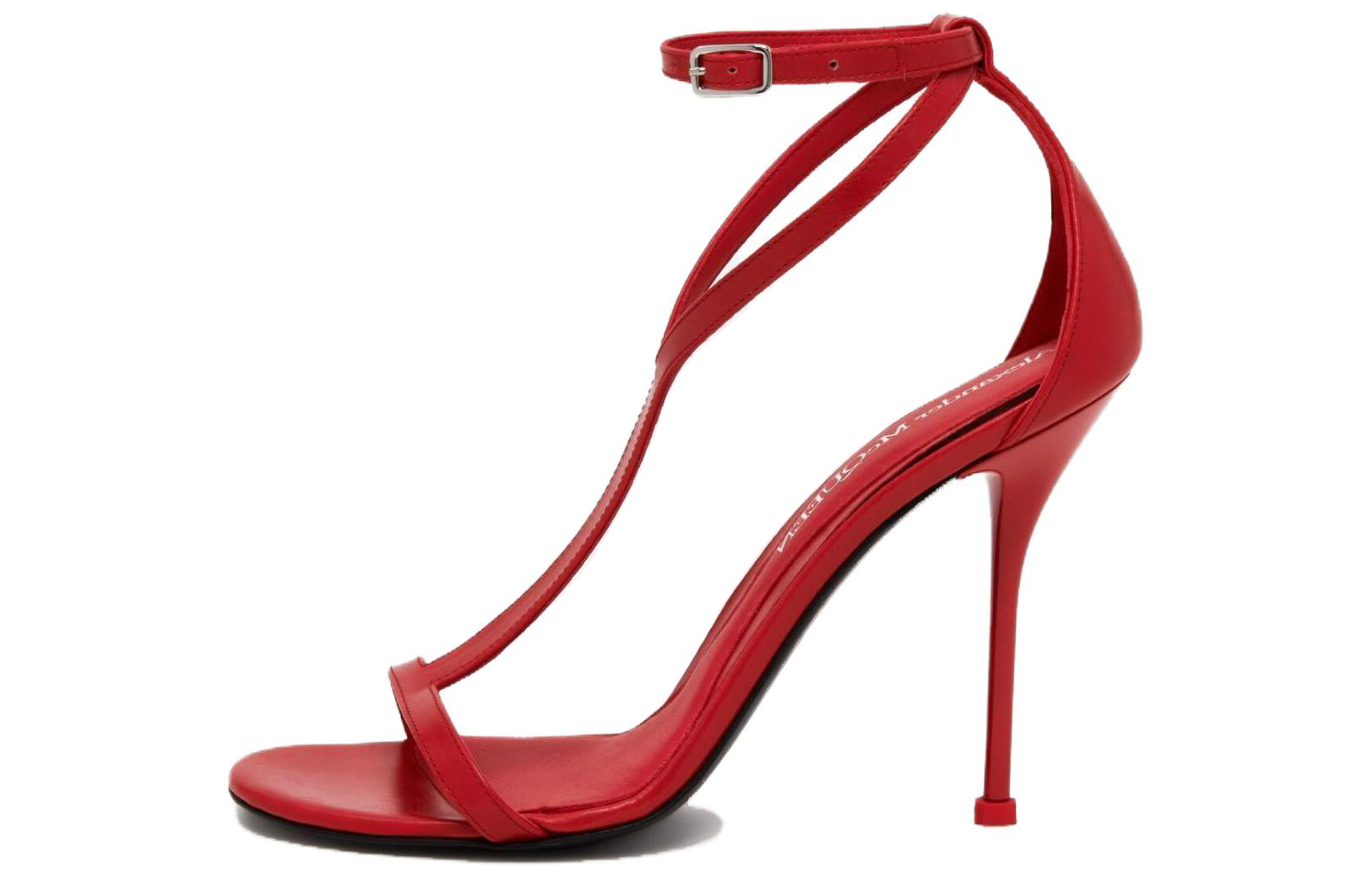 (W) Alexander McQueen Leather Sandals 'Red CMFT Casual'