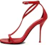 Buy (W) Sandali in Pelle Alexander McQueen ''Red Comfort Casual'' 790111WIFD16688
