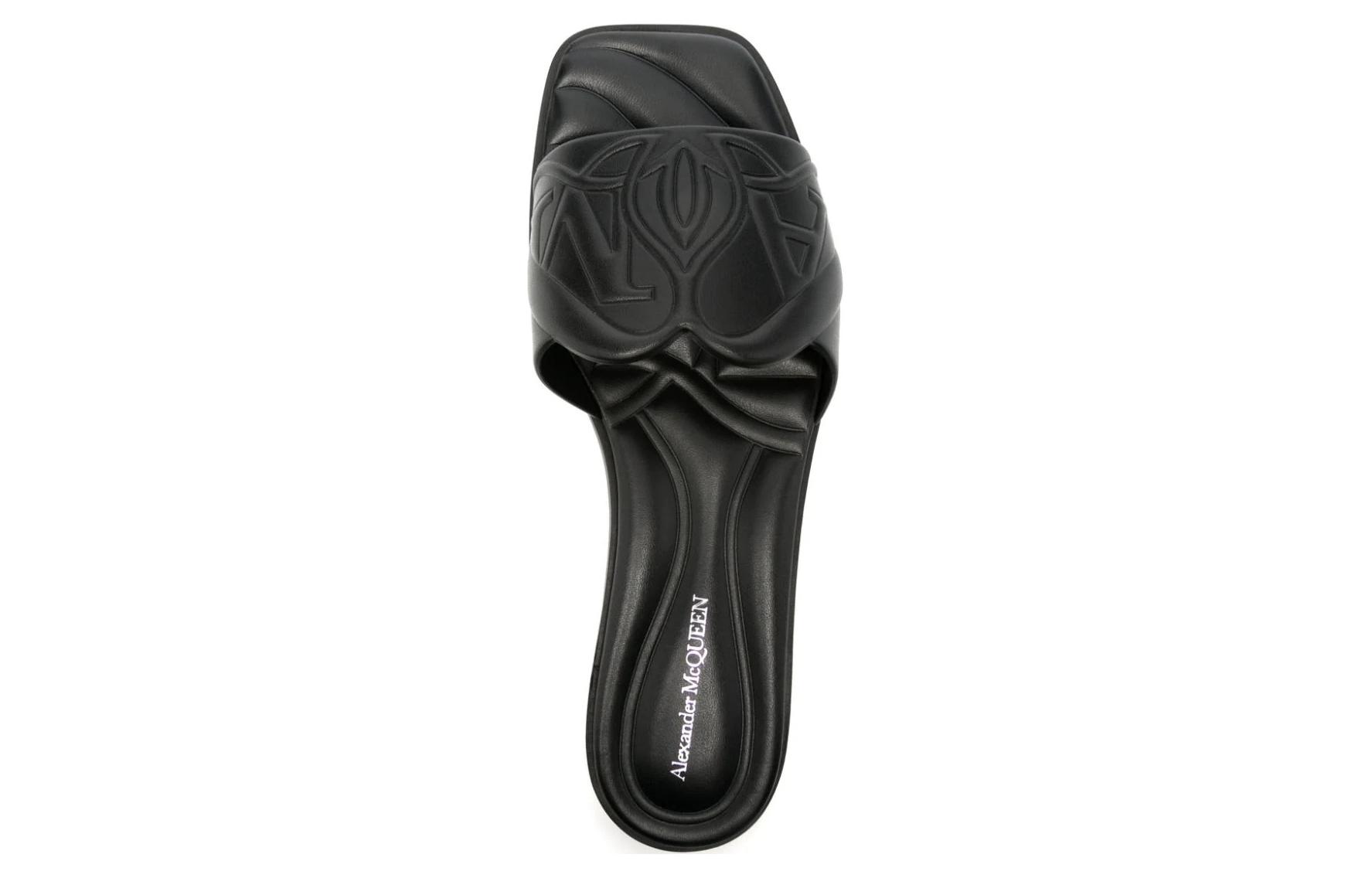 Purchase (W) Alexander McQueen Sandales en Cuir ''Mode Noir'' 780714WIEAD