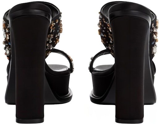 (Women) Alexander McQueen Leather Slide 'Black Simplistic' 734991W4SBG1049 Lookbook (Women) Alexander McQueen Leather Slide 'Black Simplistic' 734991W4SBG1049