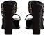 (W) Alexander McQueen Selipar Kulit 'Hitam Ringkas' 734991W4SBG1049