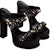 (W) Alexander McQueen Selipar Kulit 'Hitam Ringkas' 734991W4SBG1049
