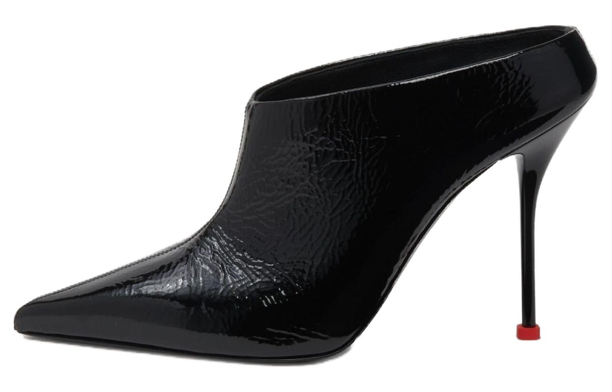 (Women) Alexander McQueen Leather Slide 'Comfort Casual Black' 789440WIFF21037