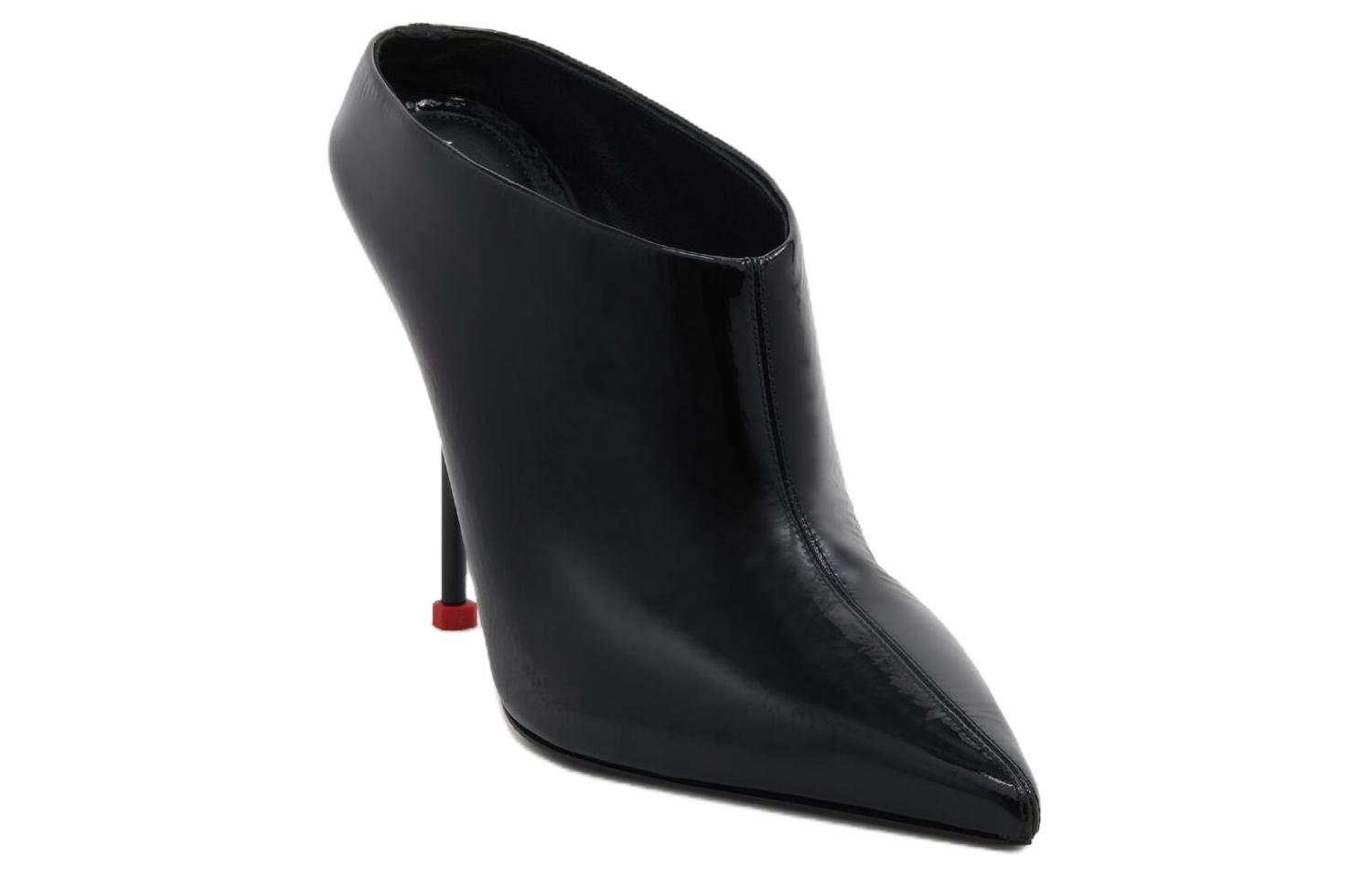 Order (W) Alexander McQueen Ciabatte in Pelle ''Comfort Casual Nero'' 789440WIFF21037