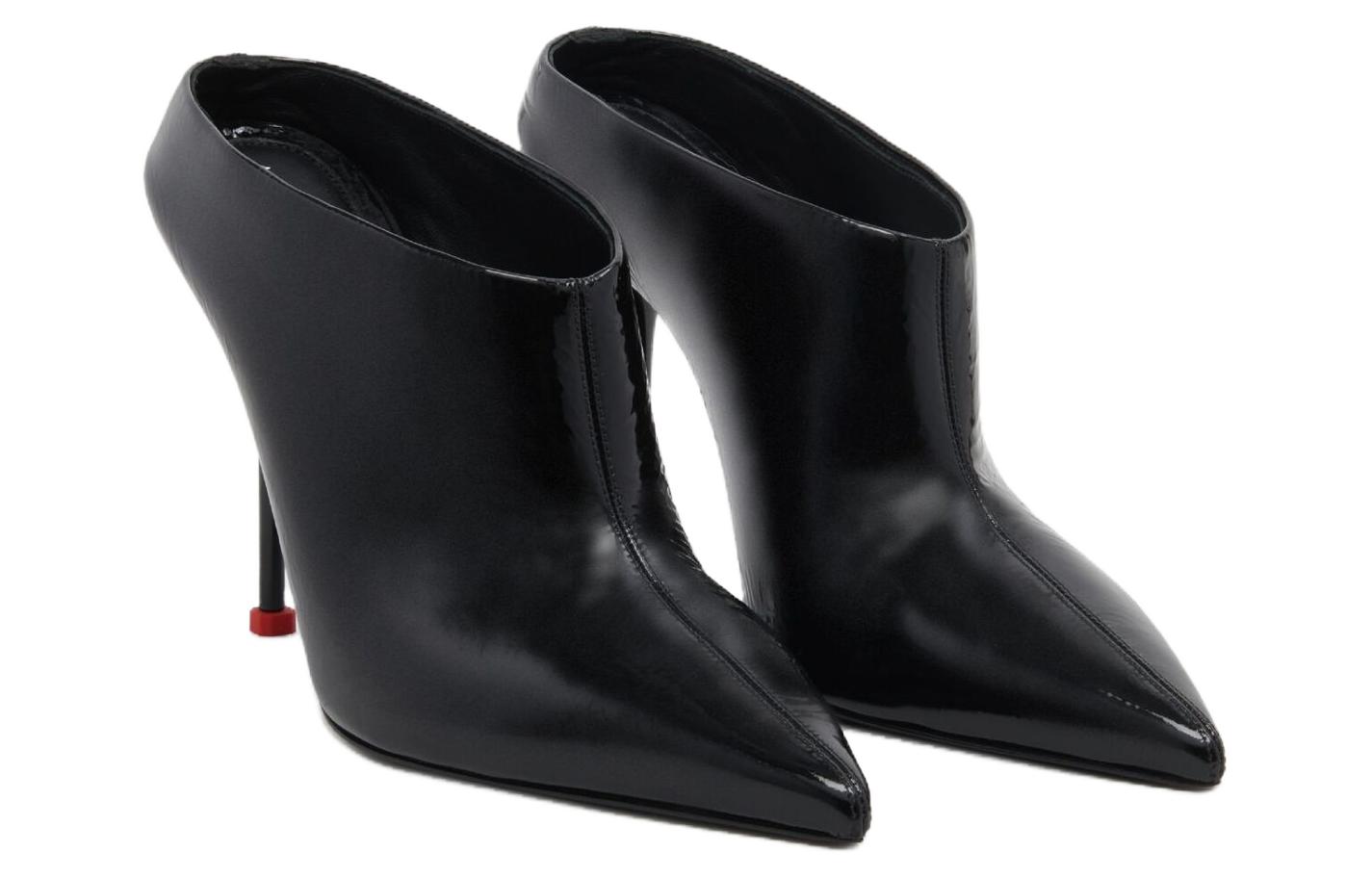 (W) Alexander McQueen Leather Slide 'CMFT Casual Black' 圖 3