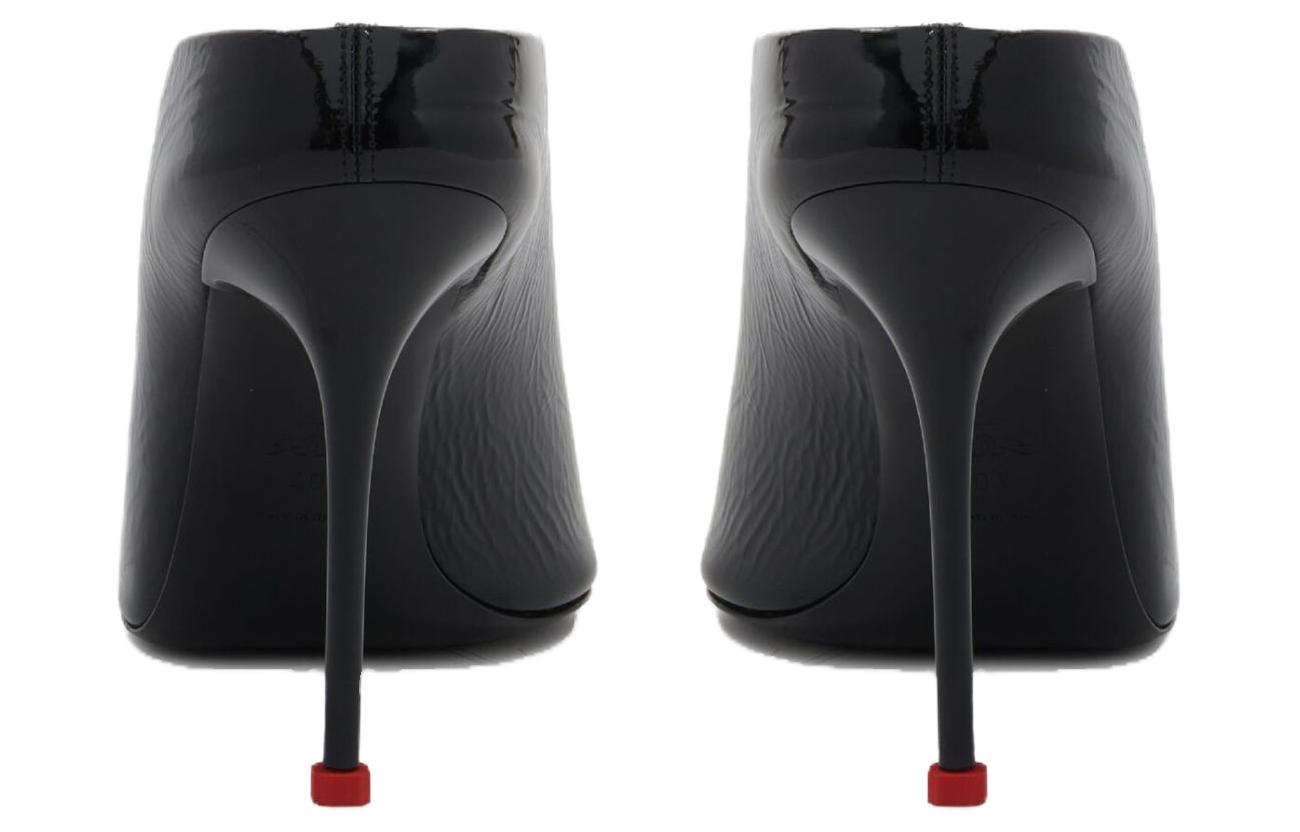 Shop (W) Alexander McQueen Ciabatte in Pelle ''Comfort Casual Nero'' 789440WIFF21037