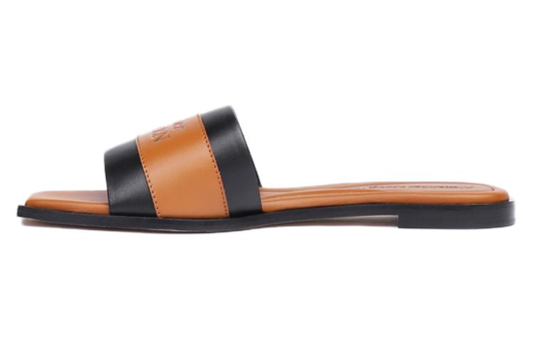 (Women) Alexander McQueen Leather Slide 'Tan Comfort' 651902WHZX11005