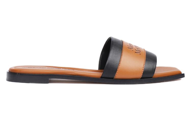Order (W) Alexander McQueen Leren Slipper ''Tan Comfort'' 651902WHZX11005