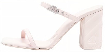 (Women) Alexander McQueen Leather Slide 'White' 780711WIEAC2977 (Women) Alexander McQueen Leather Slide 'White' 780711WIEAC2977