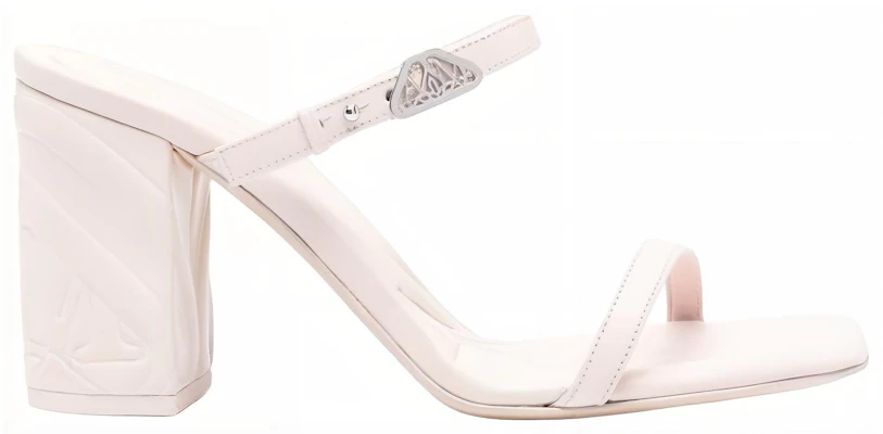 (W) Claquettes en Cuir Alexander McQueen ''Blanc'' 780711WIEAC2977 Order (W) Claquettes en Cuir Alexander McQueen ''Blanc'' 780711WIEAC2977