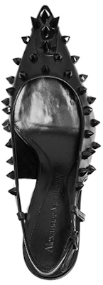 (Women) Alexander McQueen Leather Slides 'Black Fashion' 708050WIC741000 Lookbook (Women) Alexander McQueen Leather Slides 'Black Fashion' 708050WIC741000