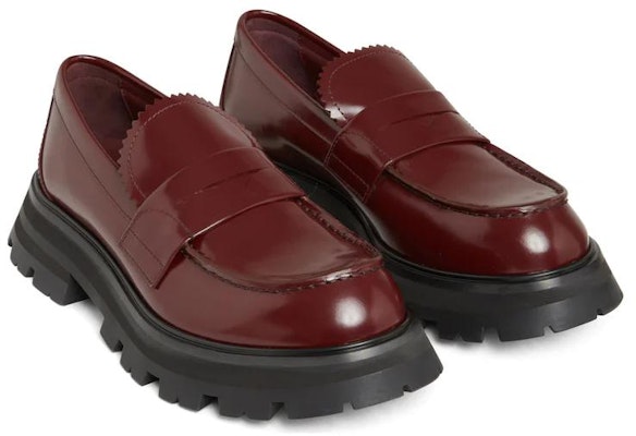 (Women) Alexander McQueen Leather Slip-On Loafers 'Brown' 666328WIDU06159 Lookbook (Women) Alexander McQueen Leather Slip-On Loafers 'Brown' 666328WIDU06159