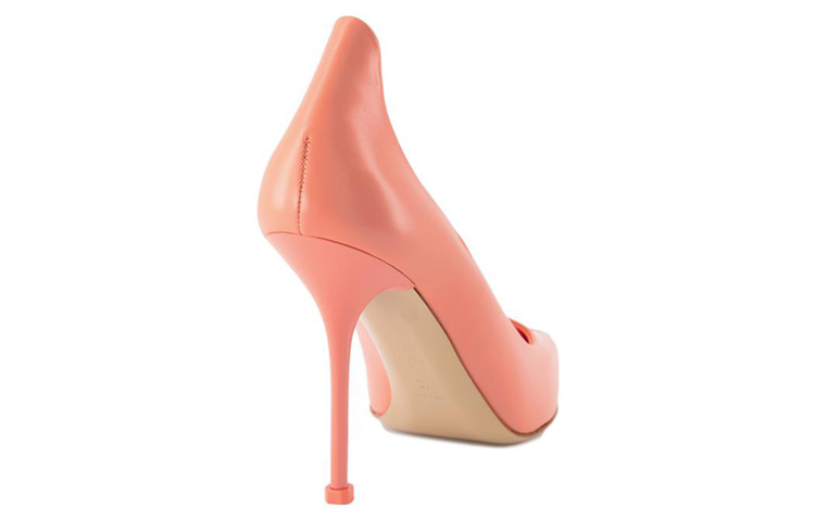 Details for (W) Alexander McQueen Décolleté a Punta Slip-On in Pelle ''Rosa'' 709996WHSWD7876
