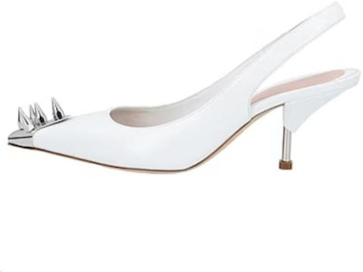 (W) Alexander McQueen Sandal Wedge Kulit Slip-On 'Putih' 651709WHV7B9795 Buy (W) Alexander McQueen Sandal Wedge Kulit Slip-On 'Putih' 651709WHV7B9795