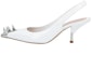 Buy (W) Alexander McQueen Sandal Wedge Kulit Slip-On 'Putih' 651709WHV7B9795