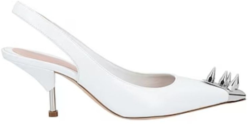 (Women) Alexander McQueen Leather Slip-On Wedge Sandal 'White' 651709WHV7B9795 Order (Women) Alexander McQueen Leather Slip-On Wedge Sandal 'White' 651709WHV7B9795