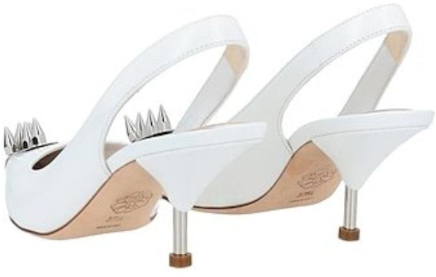(Women) Alexander McQueen Leather Slip-On Wedge Sandal 'White' 651709WHV7B9795 Purchase (Women) Alexander McQueen Leather Slip-On Wedge Sandal 'White' 651709WHV7B9795