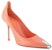 (W) Alexander McQueen Kulit Kasut Tumit Tinggi Runcing 'Pink' 709996WHSWD7876